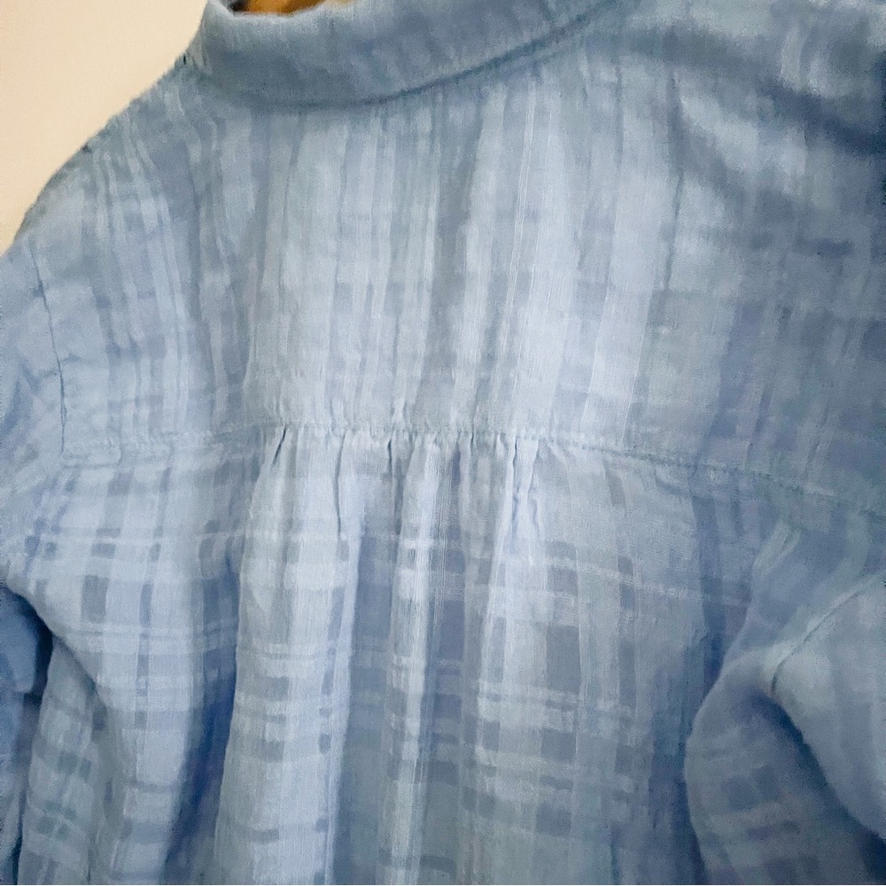 Anthropologie Pilcro And The Letterpress Textured Linen Button Down - Picture 8 of 12